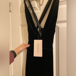 Black Revelry Dress- The Dylan Velvet